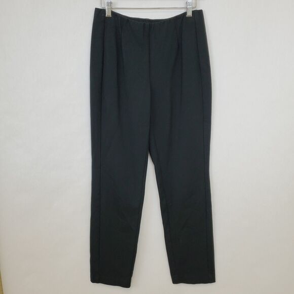 J. Jill Pants Womens Small Ponte Slim Leg Pull On Black Stretch Comfort - Picture 1 of 10